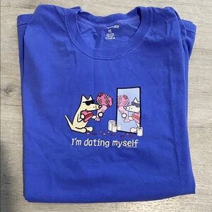 Teddy The Dog Dating Myself Graphic Tee